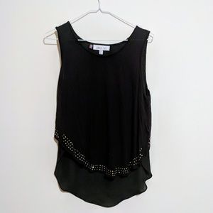 Jennifer Lopez Black with Sequins Top XS